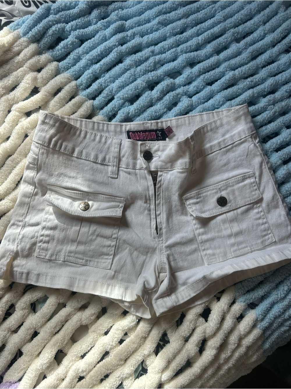 Y2K Bubblegum Jean Shorts